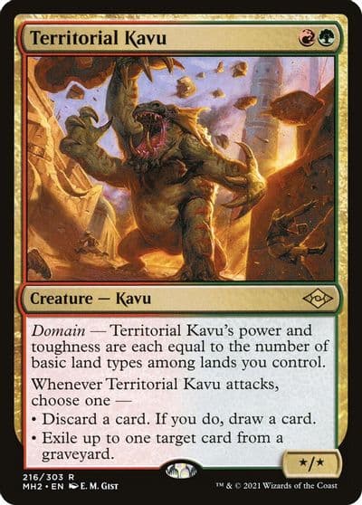 Territorial Kavu Modern Horizons 2 Magic card