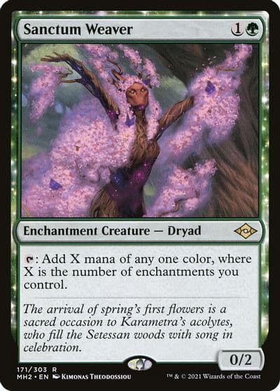 Sanctum Weaver Modern Horizons 2 Magic card