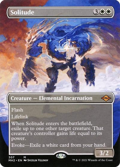 Solitude Borderless Modern Horizons 2 Magic card