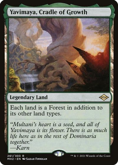 Yavimaya Cradle of Growth Modern Horizons 2 Magic card