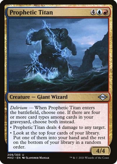 Prophetic Titan Modern Horizons 2 Magic card