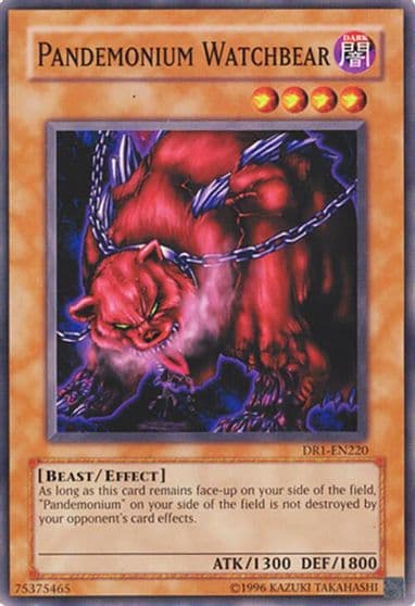 Pandemonium Watchbear Dark Revelation Volume 1 Yu-Gi-Oh! card