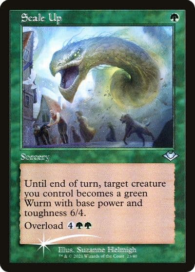 Scale Up Retro Frame Modern Horizons Magic card