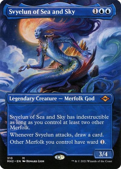 Svyelun of Sea and Sky Borderless Modern Horizons 2 Magic card