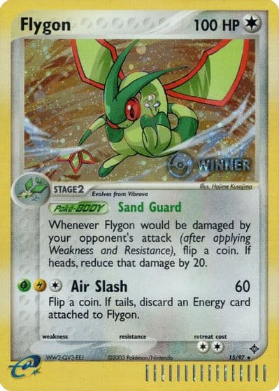Flygon (Pokemon League) [Winner] League & Championship Cards Pokemon card