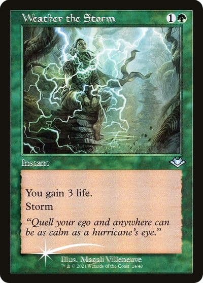 Weather the Storm Retro Frame Modern Horizons Magic card
