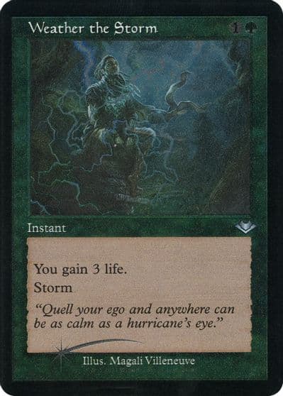 Weather the Storm Retro Frame Foil Etched Modern Horizons Magic card