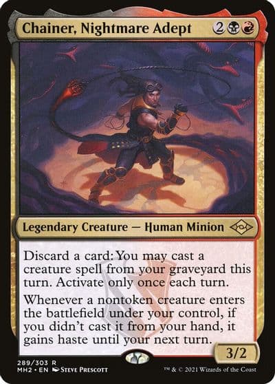 Chainer Nightmare Adept Modern Horizons 2 Magic card
