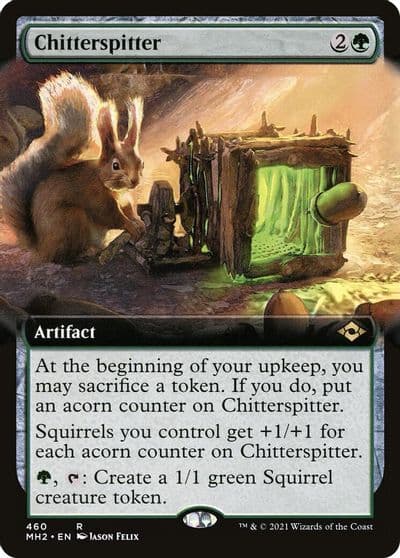 Chitterspitter Extended Art Modern Horizons 2 Magic card
