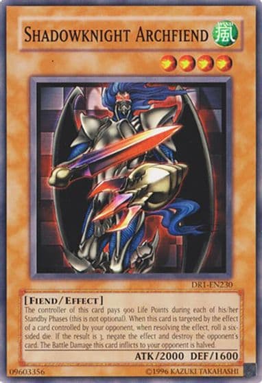 Shadowknight Archfiend Dark Revelation Volume 1 Yu-Gi-Oh! card