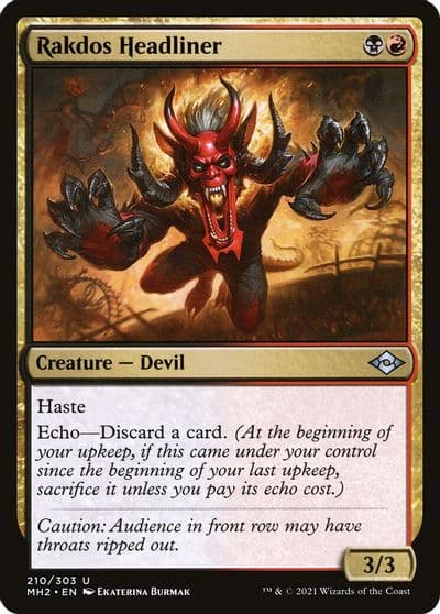 Rakdos Headliner Modern Horizons 2 Magic card