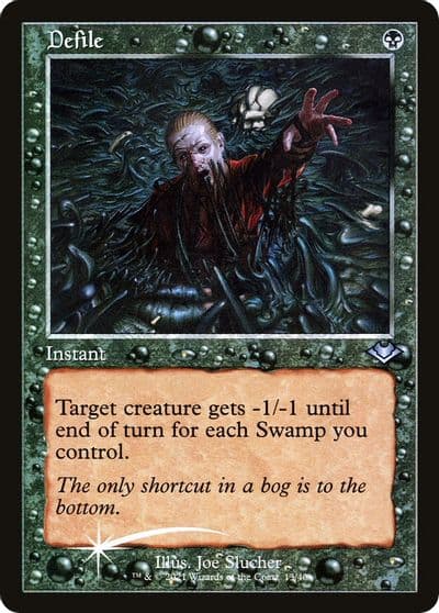 Defile Retro Frame Modern Horizons Magic card