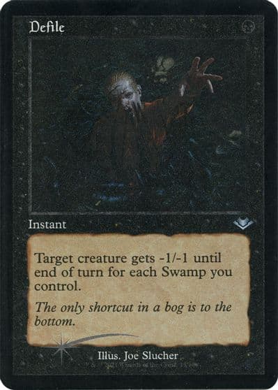 Defile Retro Frame Foil Etched Modern Horizons Magic card