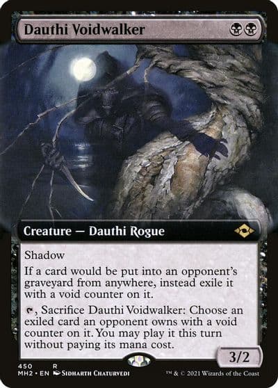 Dauthi Voidwalker Extended Art Modern Horizons 2 Magic card