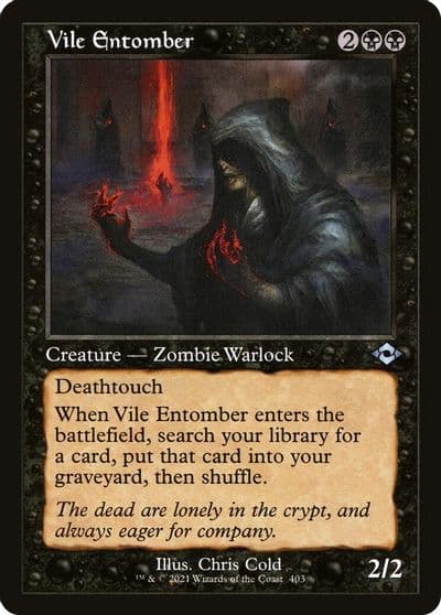 Vile Entomber Retro Frame Modern Horizons 2 Magic card