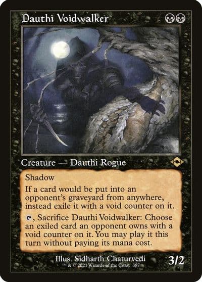 Dauthi Voidwalker Retro Frame Modern Horizons 2 Magic card