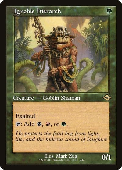 Ignoble Hierarch Retro Frame Modern Horizons 2 Magic card