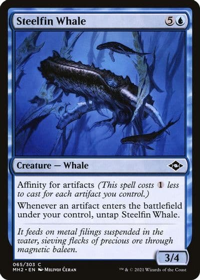 Steelfin Whale Modern Horizons 2 Magic card