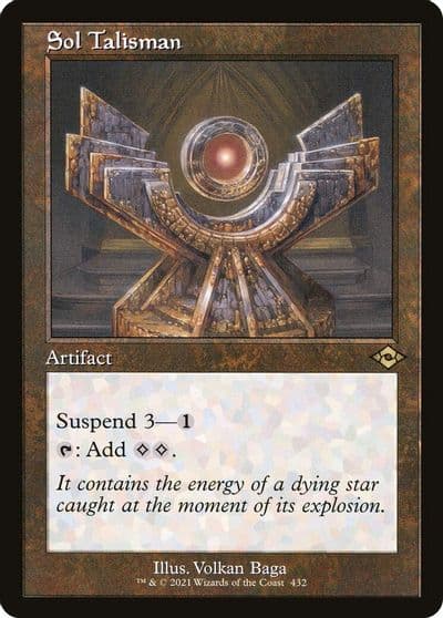 Sol Talisman Retro Frame Modern Horizons 2 Magic card