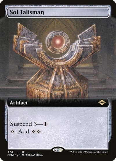 Sol Talisman Extended Art Modern Horizons 2 Magic card