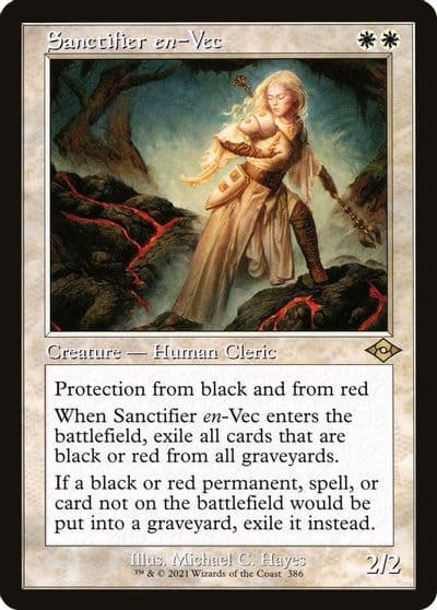 Sanctifier en Vec Retro Frame Modern Horizons 2 Magic card