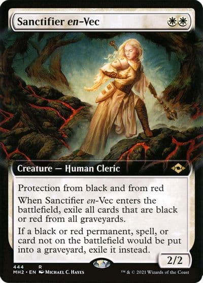 Sanctifier en Vec Extended Art Modern Horizons 2 Magic card