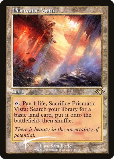 Prismatic Vista Retro Frame Modern Horizons Magic card