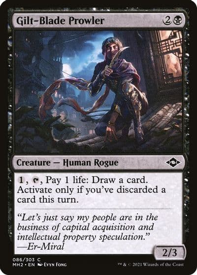 Gilt Blade Prowler Modern Horizons 2 Magic card