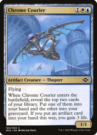 Chrome Courier Modern Horizons 2 Magic card