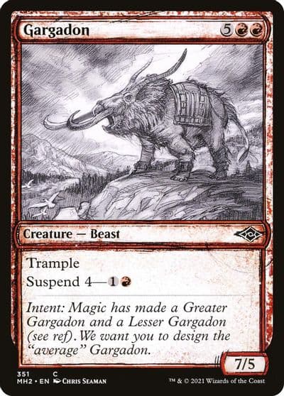 Gargadon Showcase Modern Horizons 2 Magic card