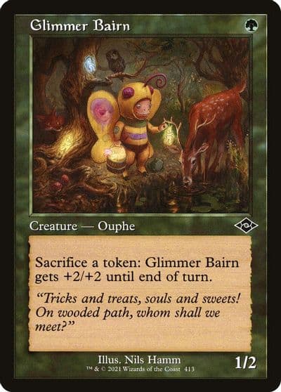 Glimmer Bairn Retro Frame Modern Horizons 2 Magic card