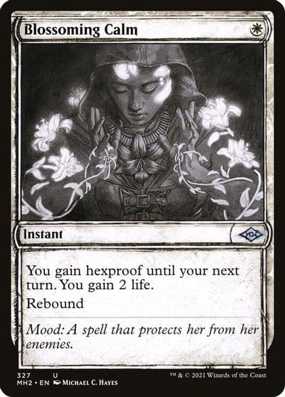 Blossoming Calm Showcase Modern Horizons 2 Magic card