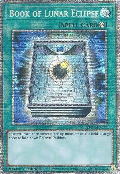 Book of Lunar Eclipse Starlight Rare Lightning Overdrive Yu-Gi-Oh! card