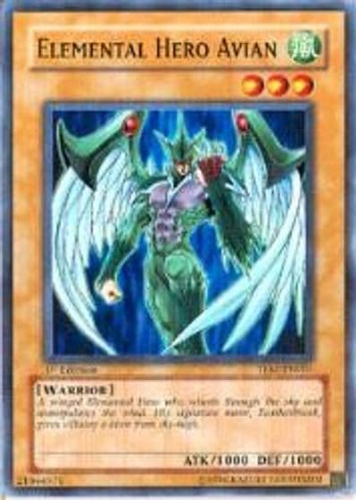 Elemental Hero Avian The Lost Millennium Yu-Gi-Oh! card