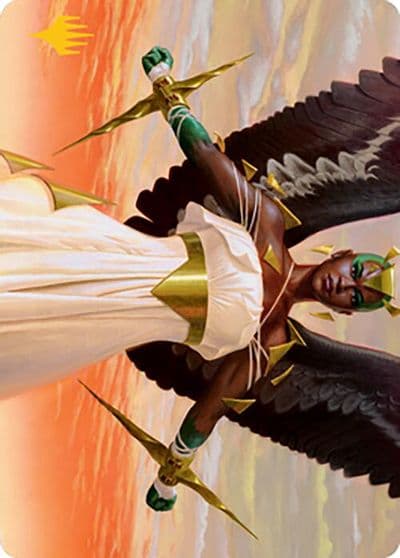 Glorious Enforcer Art Card Gold Stamped Art Series: Modern Horizons 2 Magic card