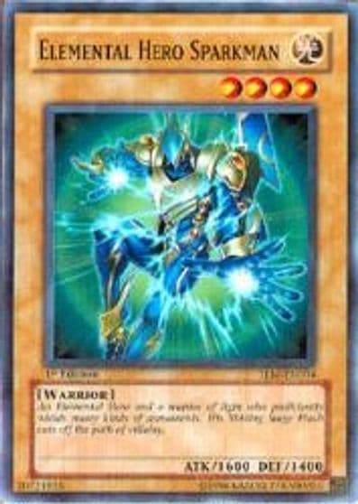 Elemental Hero Sparkman The Lost Millennium Yu-Gi-Oh! card