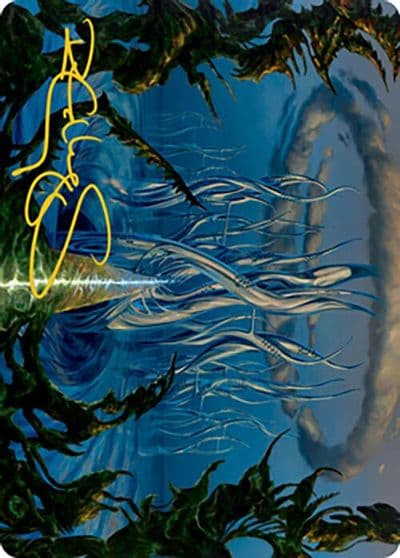 Tanglepool Bridge Art Card Gold Stamped Signature Art Series: Modern Horizons 2 Magic card