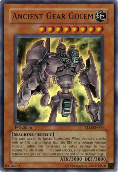 Ancient Gear Golem The Lost Millennium Yu-Gi-Oh! card