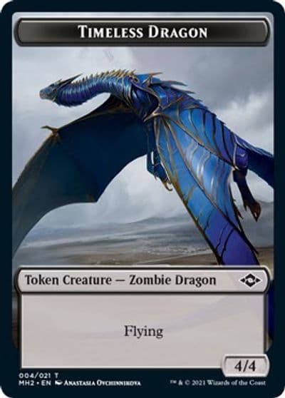 Timeless Dragon Token Modern Horizons 2 Magic card