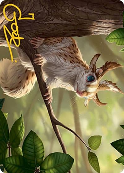 Squirrel Sovereign Art Card Gold Stamped Signature Art Series: Modern Horizons 2 Magic card
