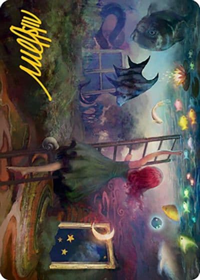 Lucid Dreams Art Card Gold Stamped Signature Art Series: Modern Horizons 2 Magic card
