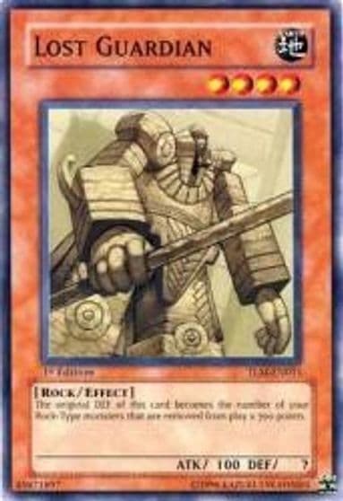 Lost Guardian The Lost Millennium Yu-Gi-Oh! card