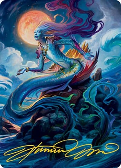 Svyelun of Sea and Sky Art Card 24 81 Gold Stamped Signature Art Series: Modern Horizons 2 Magic card