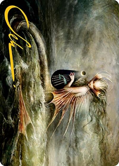 Svyelun of Sea and Sky Art Card 25 81 Gold Stamped Signature Art Series: Modern Horizons 2 Magic card