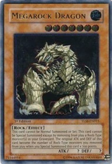 Megarock Dragon UTR The Lost Millennium Yu-Gi-Oh! card