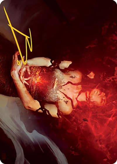 Flay Essence Art Card Gold Stamped Signature Art Series: Modern Horizons 2 Magic card