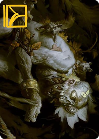 Nested Shambler Art Card Gold Stamped Signature Art Series: Modern Horizons 2 Magic card
