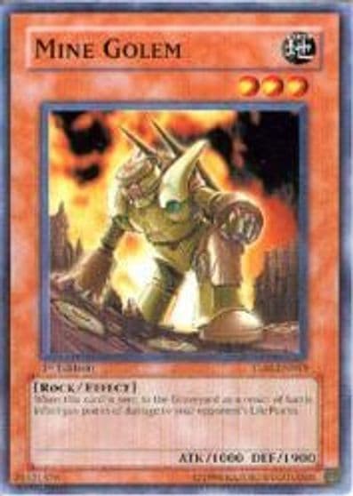 Mine Golem The Lost Millennium Yu-Gi-Oh! card