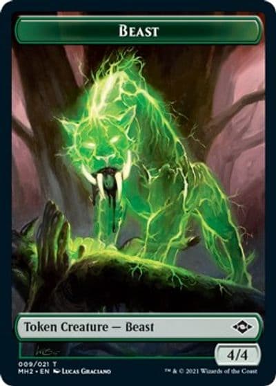 Beast Token Modern Horizons 2 Magic card