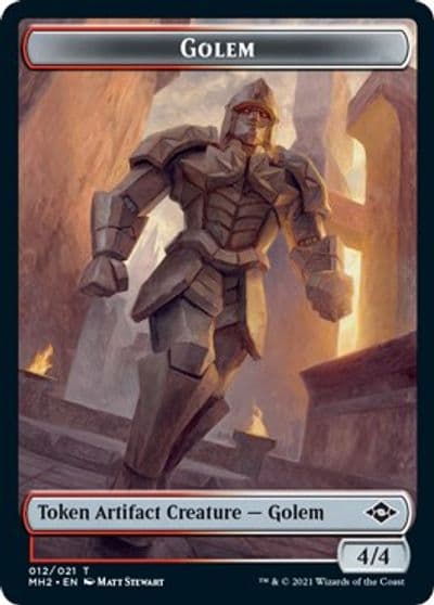 Golem Token Modern Horizons 2 Magic card